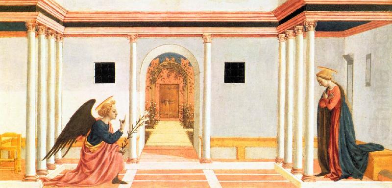 DOMENICO VENEZIANO Annunciation (predella 3) dfg china oil painting image